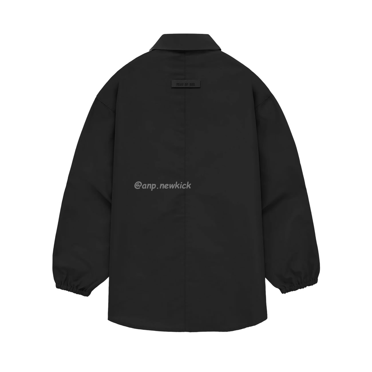Fear Of God Essentials Fog 23fw Tie Cuffed Shirt Black Apricot Gray S Xl (7) - newkick.org